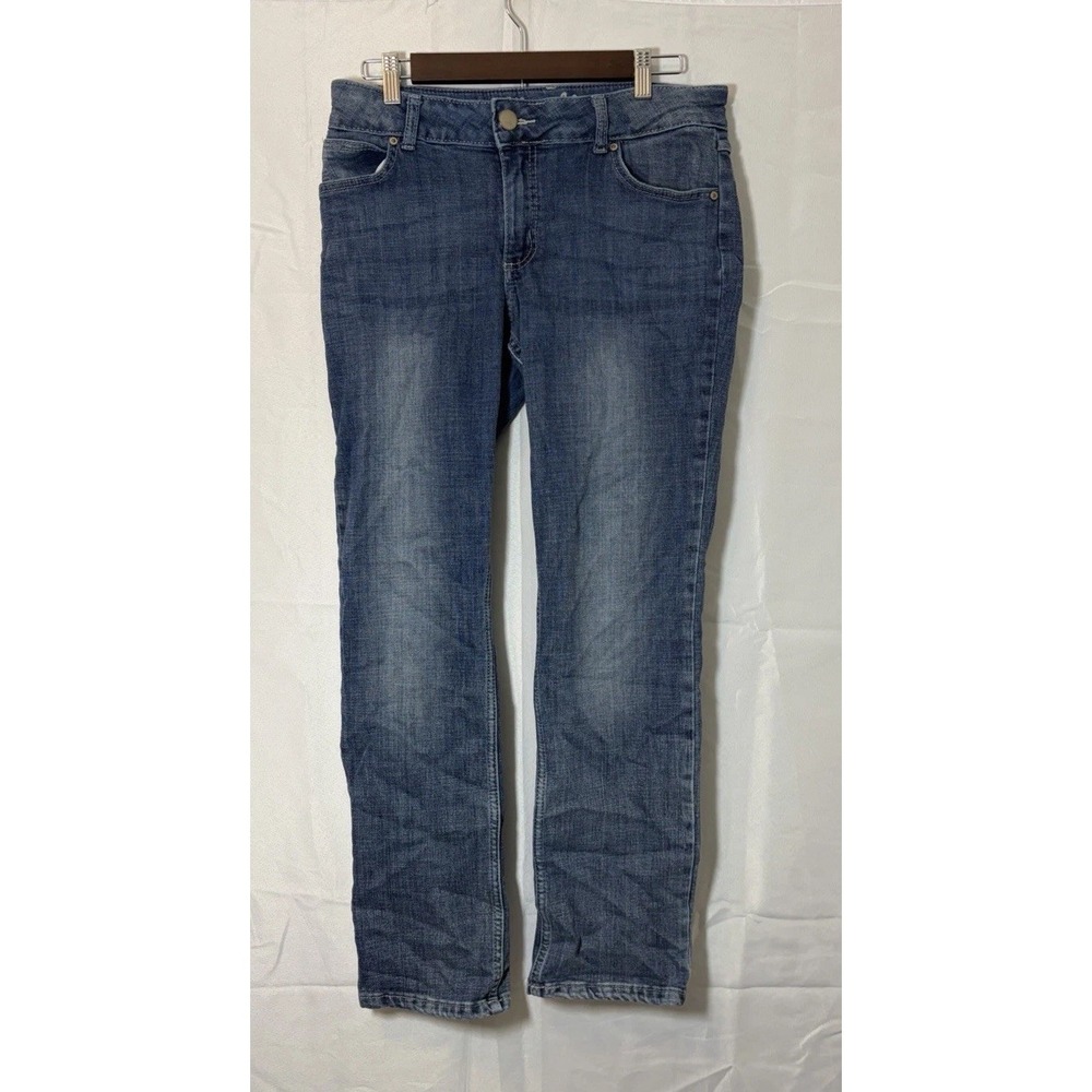 Women's Wranglers Jeans Straight Leg Cowgirl Preppy 11x32 1009MWTMS Spandex - Picture 1 of 15